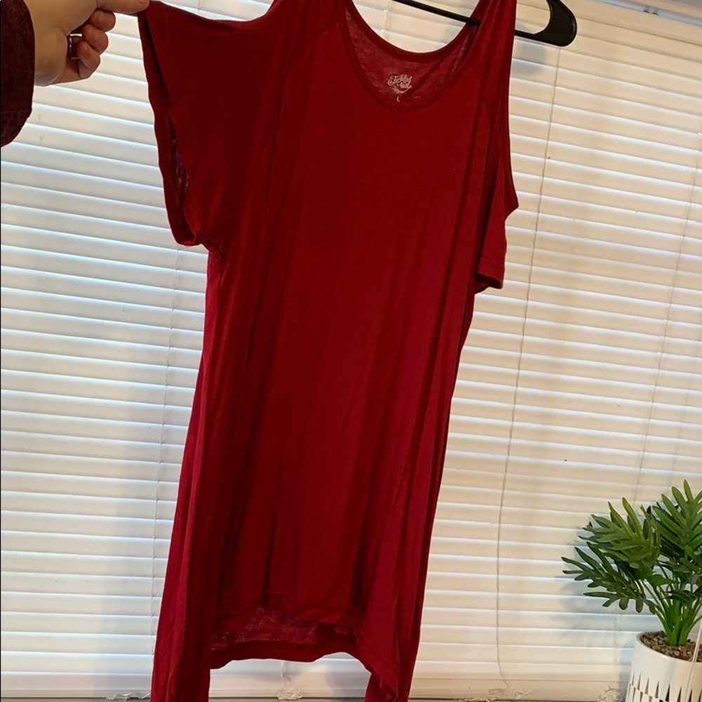 Off the shoulder shirt